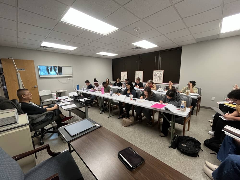 Small group breakout area for hands-on technologist coaching