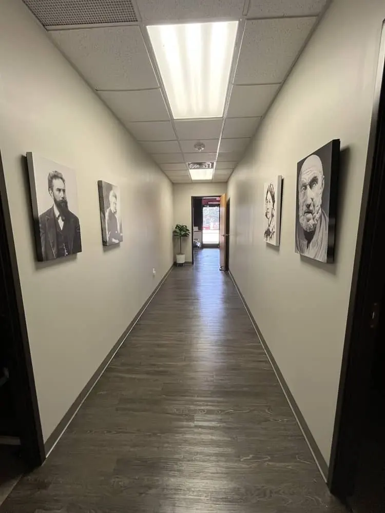 Comfortable meeting room for enrollment and financial planning