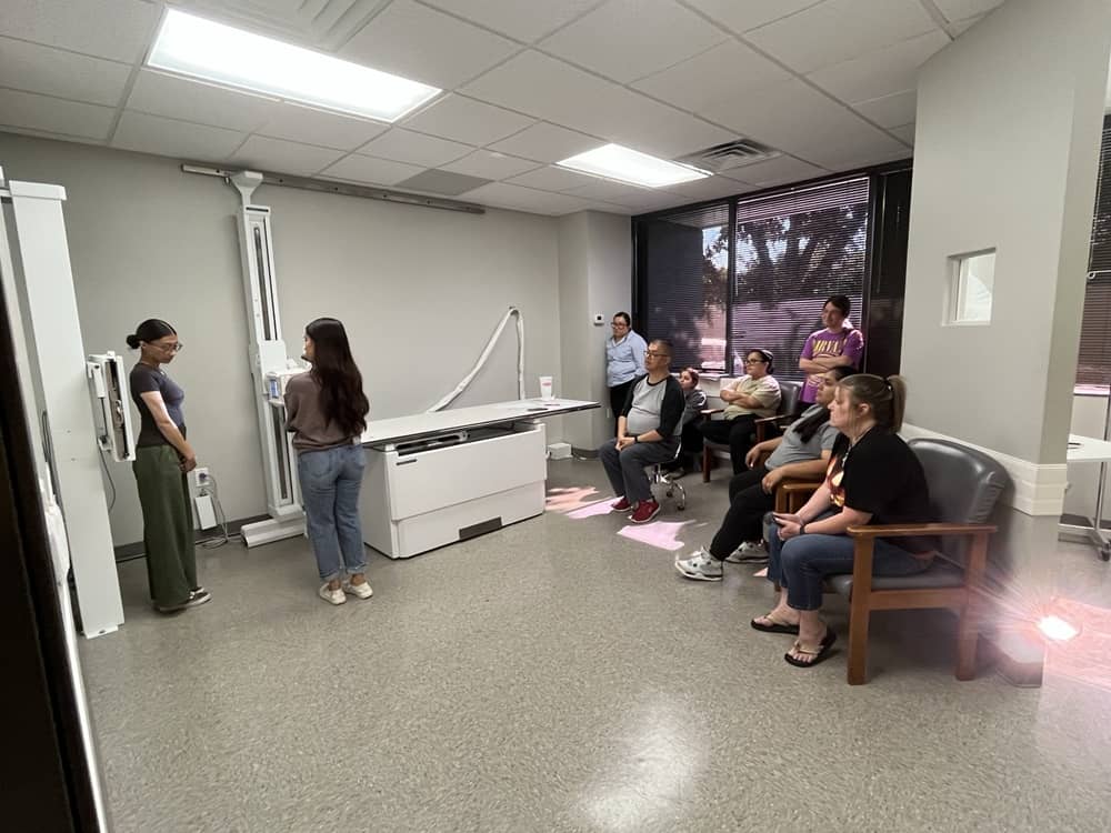 primaMED lab showcasing full-room X-ray positioning equipment